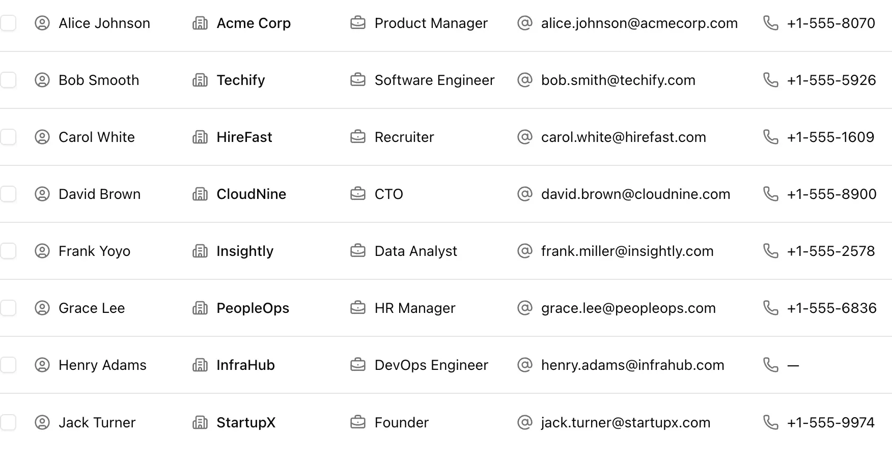 Manage Contacts & Follow-Ups